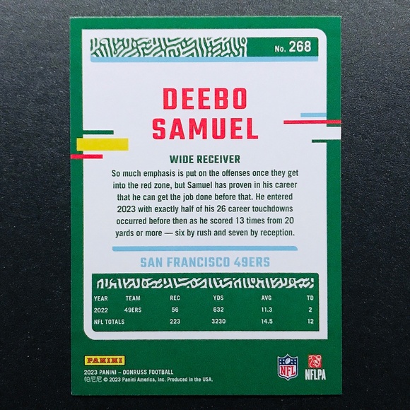Deebo Samuel - 2023 Donruss #268 - Picture 2 of 2